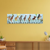 Toile Équipe de Mutley sur tandem (Insitu(Salon))