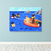 Toile Équipe de Secourt du Labrador (Insitu (Plancher de Bois))