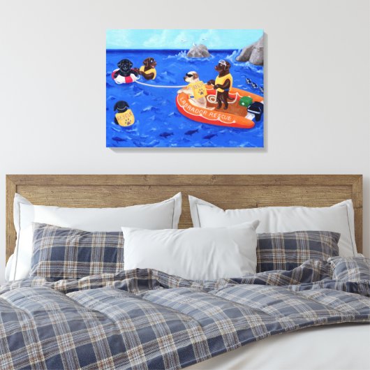 Toile Équipe de Secourt du Labrador (Insitu(Chambre))