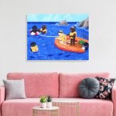 Toile Équipe de Secourt du Labrador (Insitu(Salon))