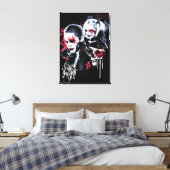 Toile Équipe de suicide | Graffiti peint Joker & Harley (Insitu(Chambre))