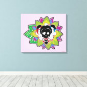 Toile Équipe de suicide | Harley Quinn Crâne tatouage (Insitu (Plancher de Bois))