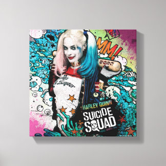 Toile Équipe de suicide| Harley Quinn - Graffiti