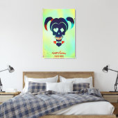 Toile Équipe de suicide | Harley Quinn Head Icon (Insitu(Chambre))