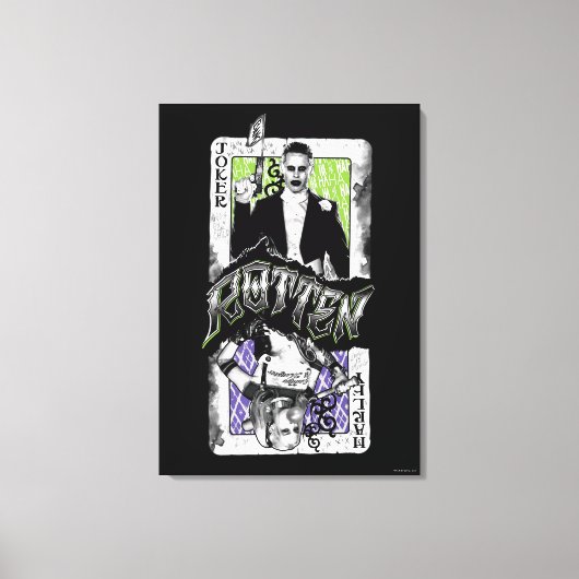Toile Équipe de suicide | Joker & Harley Rotten (Recto)