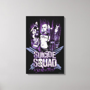 Toile Équipe de suicide   Squad Girls "In Squad We Trust