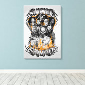 Toile Équipe de suicide | Task Force X Tattoo Tribal (Insitu (Plancher de Bois))