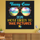 Toile Équipe de vacances 2024 (Insitu(Salon))