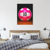 Toile Équipe de volley-ball rose vif (Insitu(Chambre))