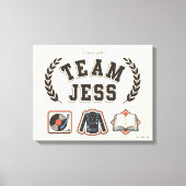Toile Équipe Jess Conception Gilmore Girls (Recto)