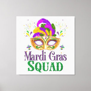 Toile Équipe Mardi Gras