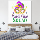Toile Équipe Mardi Gras (Insitu(Chambre))