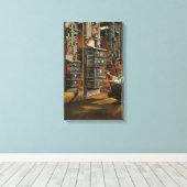 Toile Équipement de fixation vintage de technicien radio (Insitu (Plancher de Bois))