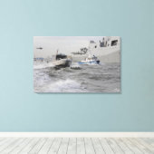 Toile Équipes de la garde côtière et du service de polic (Insitu (Plancher de Bois))