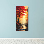 Toile Érable Rouge Arbre (Insitu (Plancher de Bois))