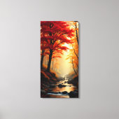 Toile Érable Rouge Arbre (Recto)