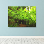 Toile Érables dans la forêt de séquoias (Insitu (Plancher de Bois))