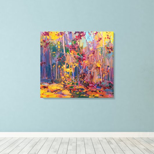 Toile Érables | Tom Thomson | (Insitu (Plancher de Bois))