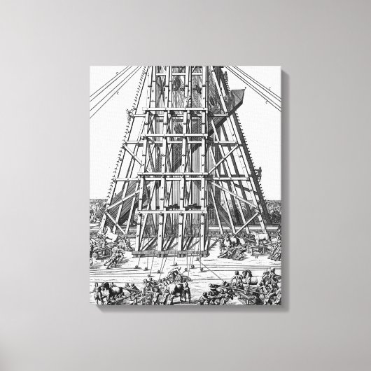 Toile Erection de l'ancienne obèse égyptienne (Recto)