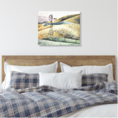 Toile Eric Ravilie peinture, Moulin à vent (Insitu(Chambre))