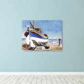 Toile Eric Ravilious - Bateau à vie à Adelburgh, fine ar (Insitu (Plancher de Bois))