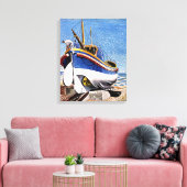 Toile Eric Ravilious - Bateau à vie à Aldeburgh, (Insitu(Salon))