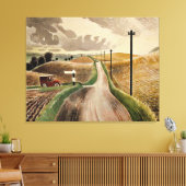 Toile Eric Ravilit, Wiltshire Landscape, (Insitu(Salon))