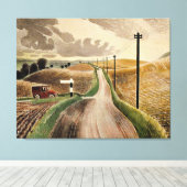 Toile Eric Ravilit, Wiltshire Landscape, (Insitu (Plancher de Bois))