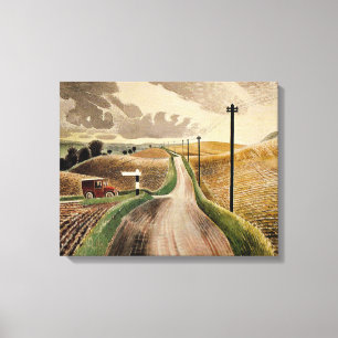 Toile Eric Ravilit, Wiltshire Landscape,