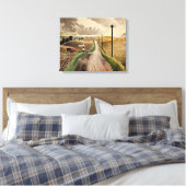 Toile Eric Ravilit, Wiltshire Landscape, (Insitu(Chambre))