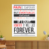 Toile Eric Thomas Inspiration Citation La douleur est te (Insitu(Salon))