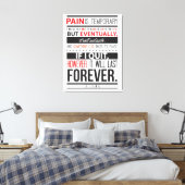 Toile Eric Thomas Inspiration Citation La douleur est te (Insitu(Chambre))