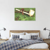 Toile Erin Go Bragh, tuyau ivoire (Insitu(Chambre))