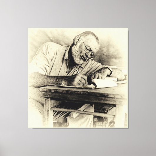 Toile Ernest Hemingway au Kenya (Recto)