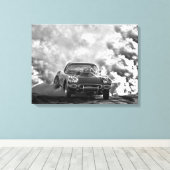 Toile Éruption de la corvette en 1958 (Insitu (Plancher de Bois))