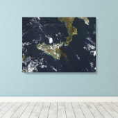 Toile Éruption du mont Etna en Sicile (Insitu (Plancher de Bois))