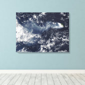 Toile Éruption du piton de la Fournaise, Isla de la Réun (Insitu (Plancher de Bois))