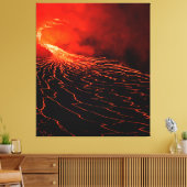 Toile éruption volcanique (Insitu(Salon))