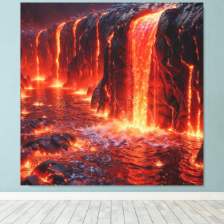 Toile éruption volcanique