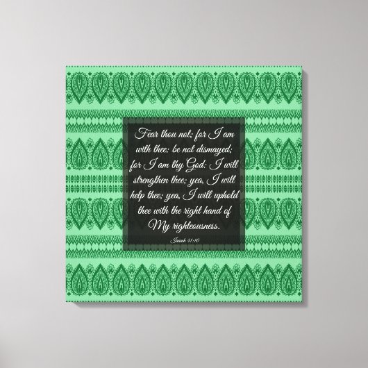 Toile Ésaïe 41:10 (Recto)