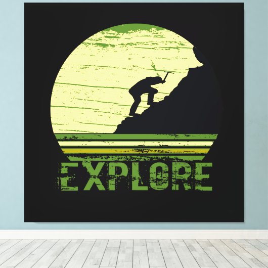 Toile escalade de montagne (Insitu (Plancher de Bois))