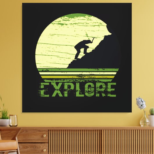 Toile escalade de montagne (Insitu(Salon))