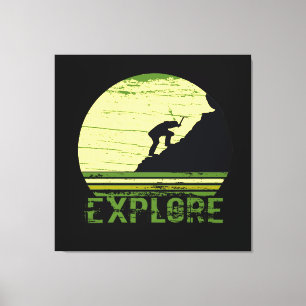 Toile escalade de montagne