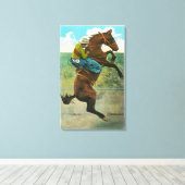 Toile Escalade des Golden Stairs au Rodeo Annuel (Insitu (Plancher de Bois))