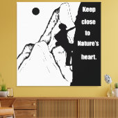 Toile Escalade motivationnelle escalade (Insitu(Salon))