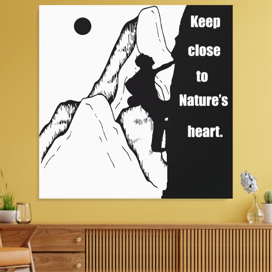 Toile Escalade motivationnelle escalade (Insitu(Salon))