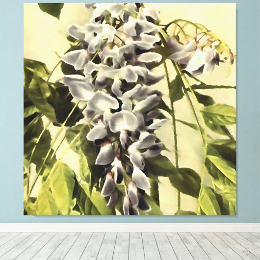 Toile Escalade Windblown Wisteria Vine peinture acryliqu (Insitu (Plancher de Bois))