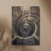 Toile Escalier en colimaçon Nautilus de Barcelone