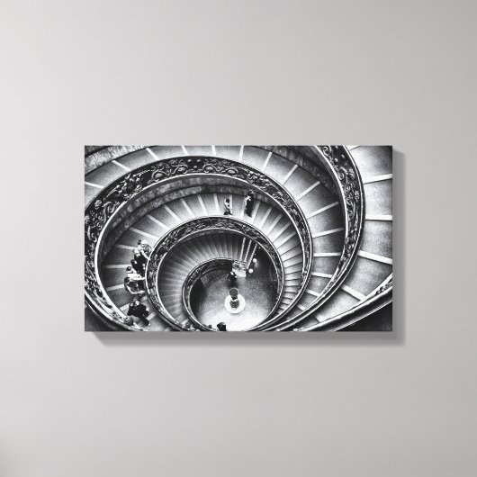 Toile Escalier en noir et blanc (Recto)