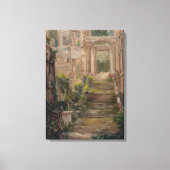Toile Escaliers des ruines du château Saint-Cloud (Recto)